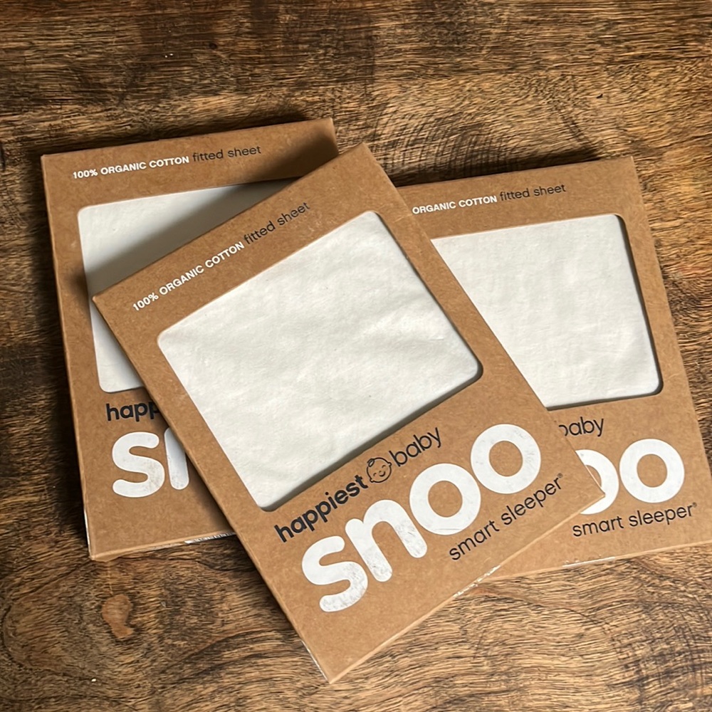 3 new in box snoo fitted sheets